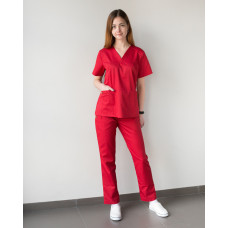 Медичний жіночий костюм Toronto red, 42
